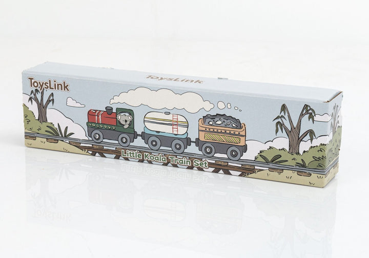 Wooden Magnetic Train Set