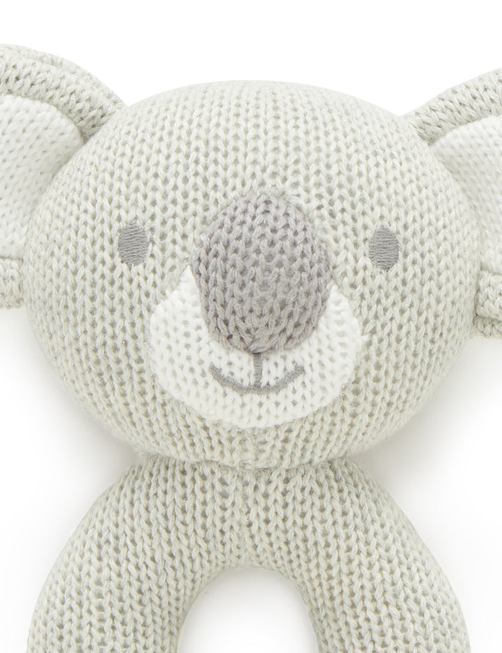 Knitted Rattle - Koala