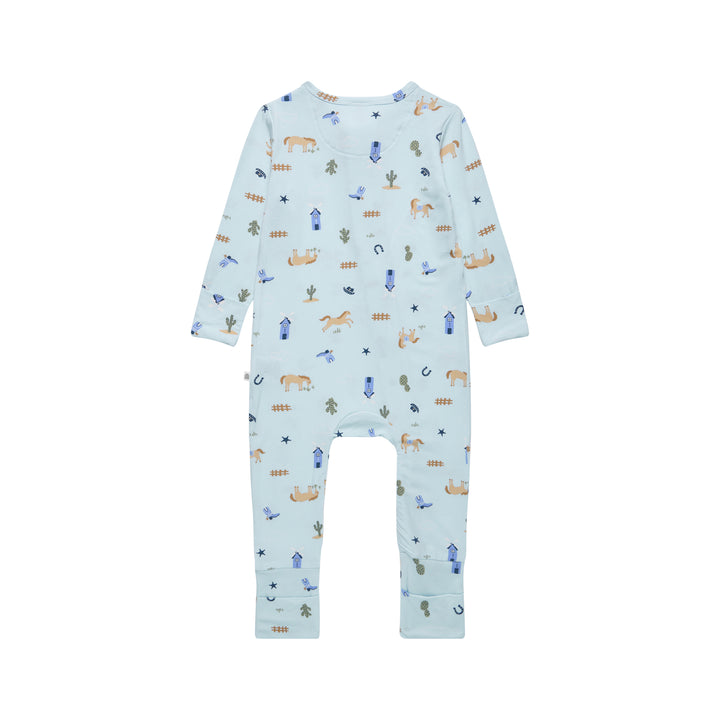 Onesie | Day or Night - Country Blue