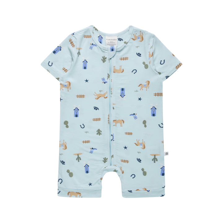 Onesie | Day or Night Short Sleeve - Country Blue