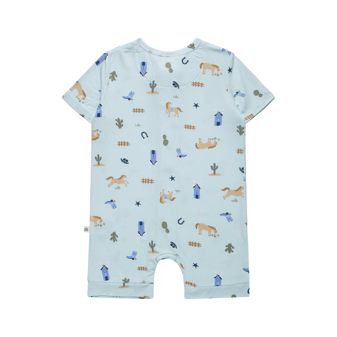 Onesie | Day or Night Short Sleeve - Country Blue