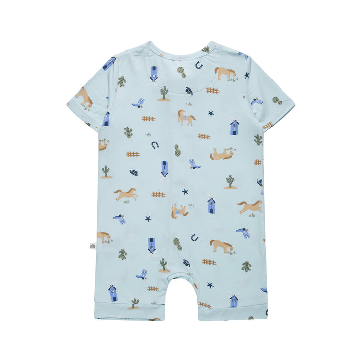 Onesie | Day or Night Short Sleeve - Country Blue