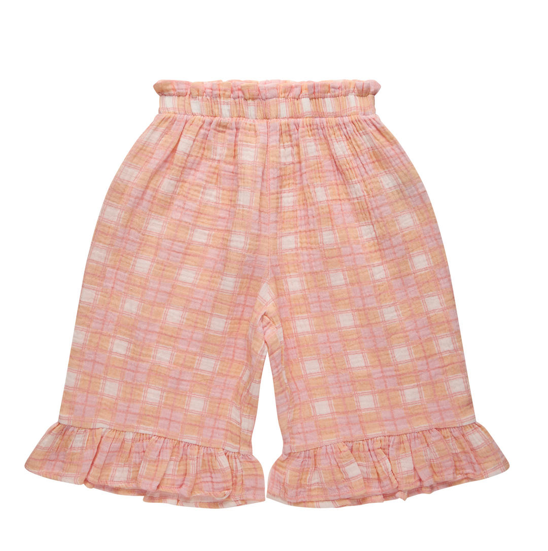 Frill Pant - Check