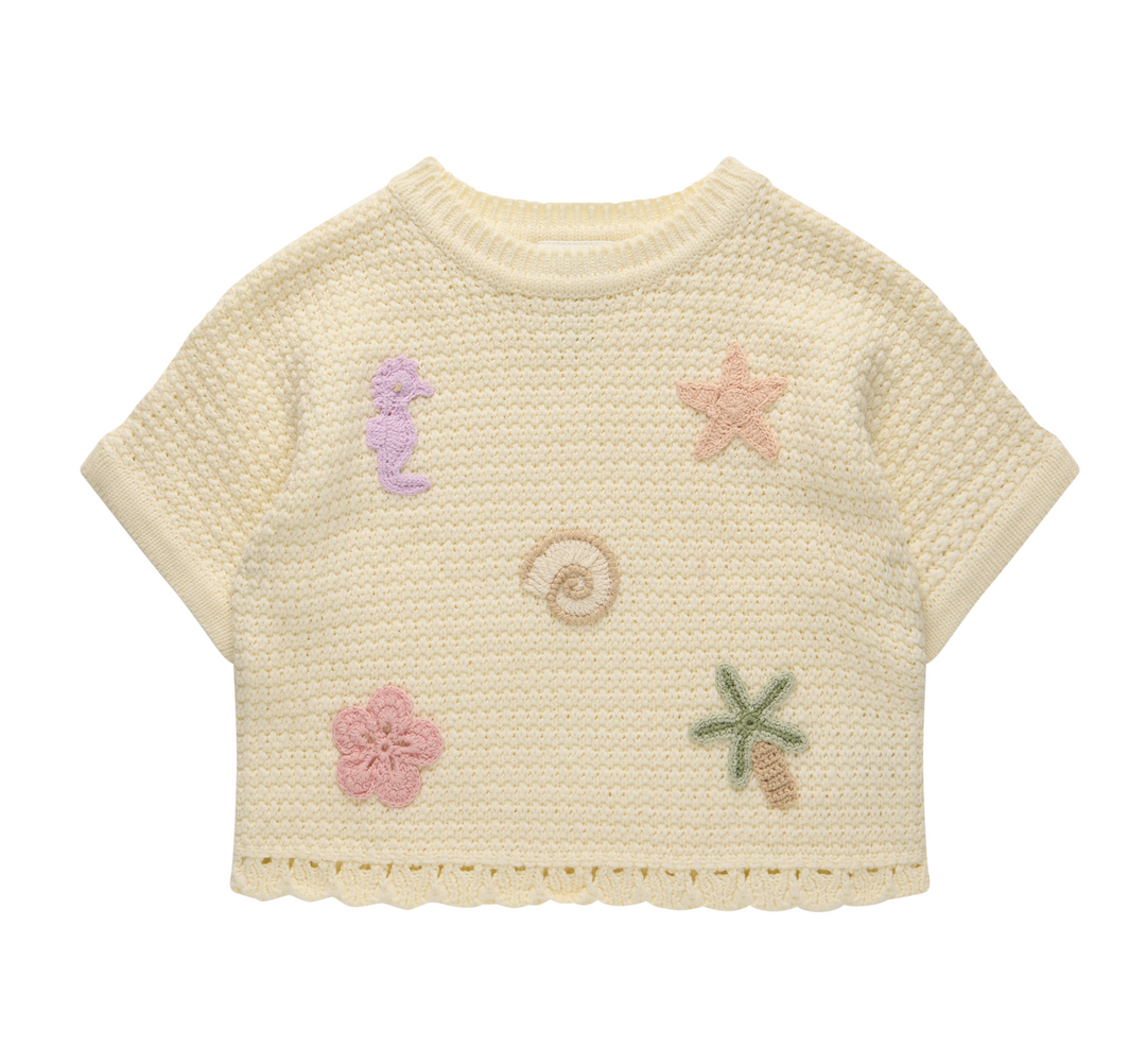 Crochet Top - Coconut