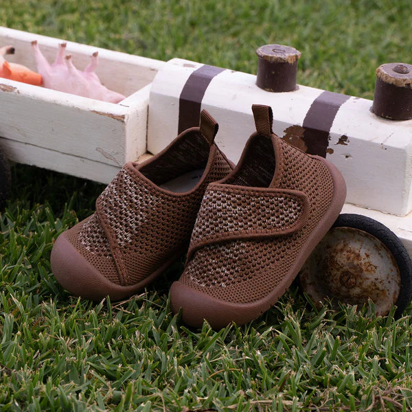 Shoes | Duckies Velcro - Walnut
