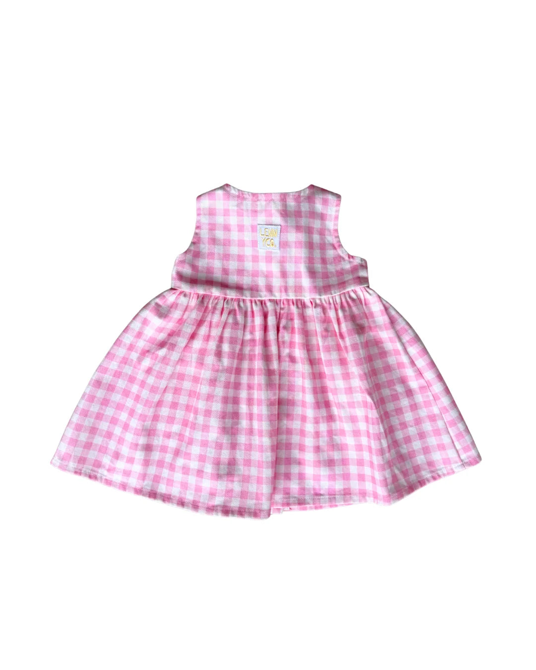 Pink Gingham Fruit Dress