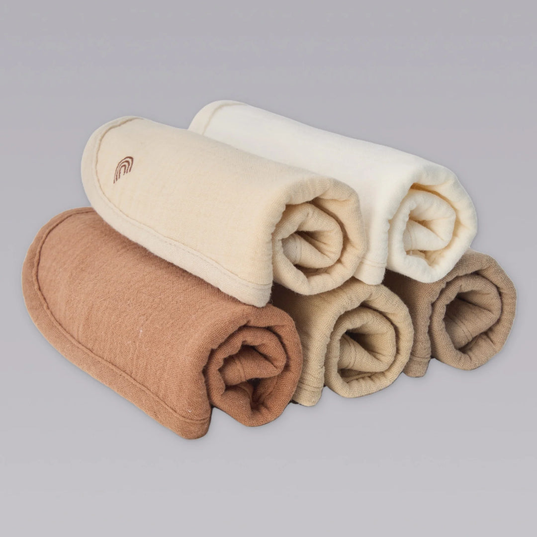 Organic Muslin Baby Bibs