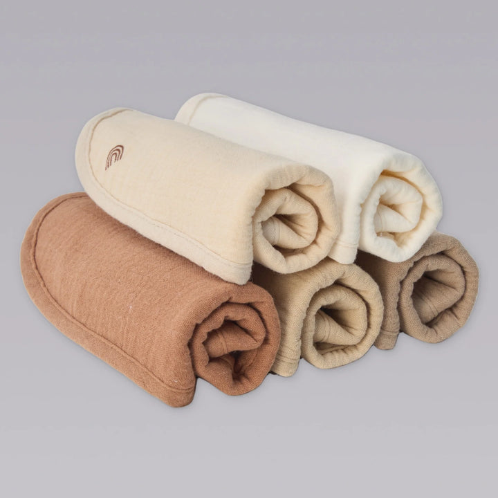 Organic Muslin Baby Bibs