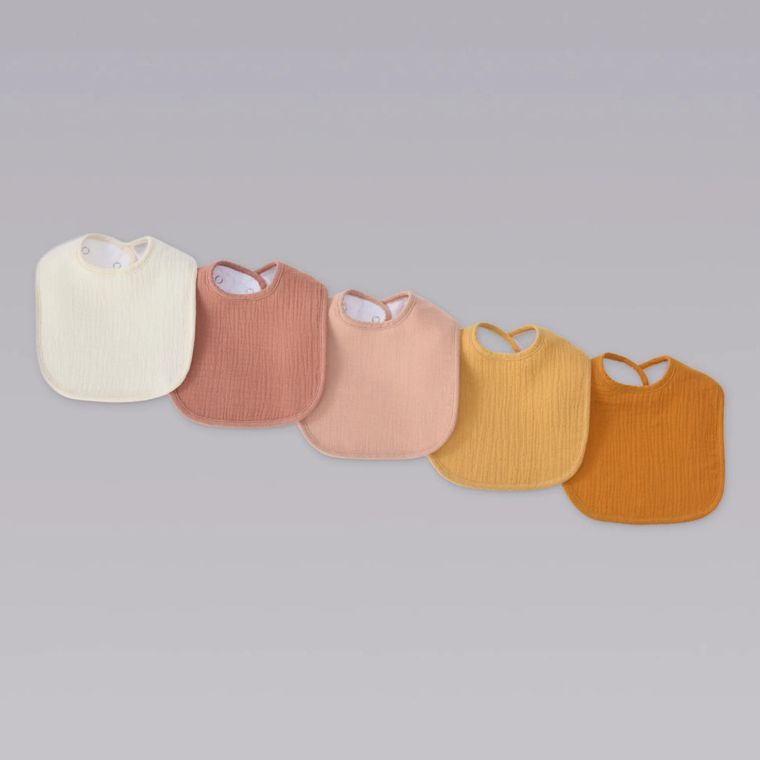 Organic Muslin Baby Bibs