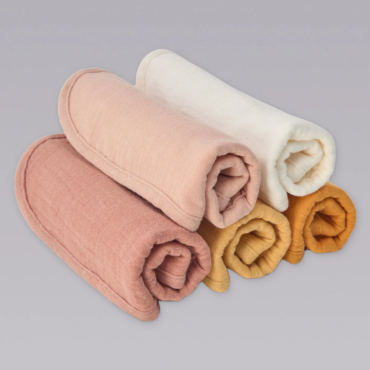 Organic Muslin Baby Bibs