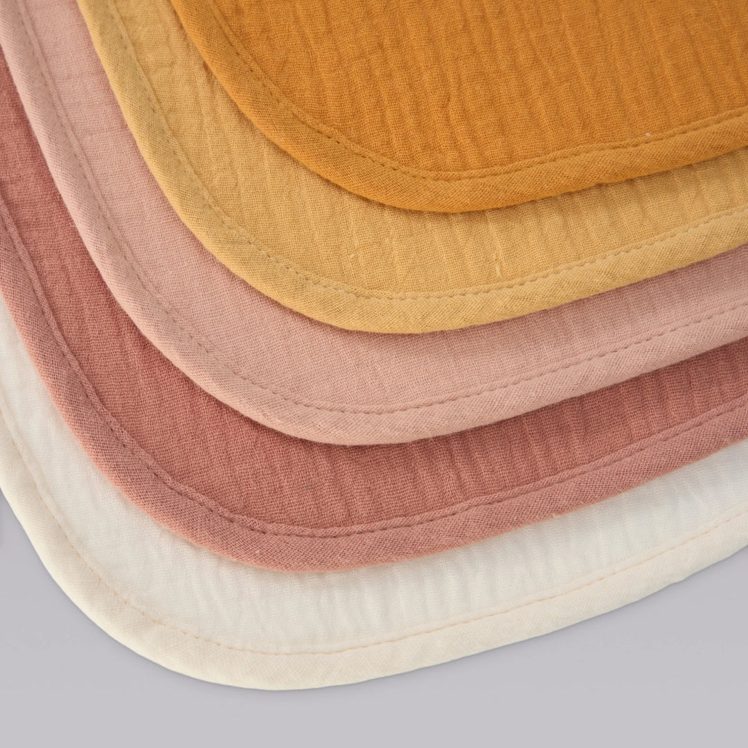 Organic Muslin Baby Bibs